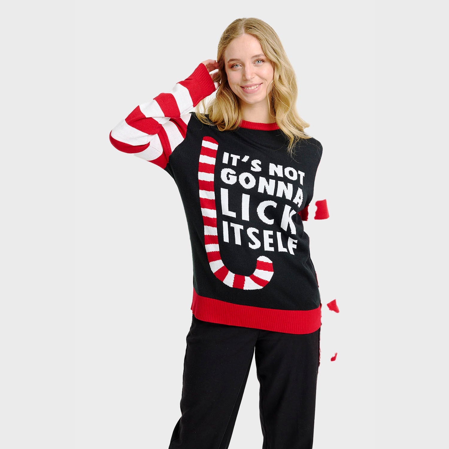 Candy Cane Christmas Sweater β Women